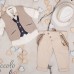 Piccolo Bambino Βαπτιστικό κοστούμι για αγόρι με γιλέκο 633-21 εκρού
