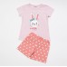 Trax Παιδική Πυτζάμα για Κορίτσι t-shirt 41291 Νο 1-6 Ροζ